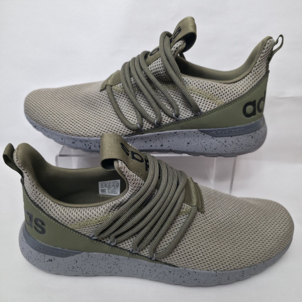 Adidas Cloudfoam (Sz 11) Pure Shoes Mens Olive Green Comfort Athletic GW8136